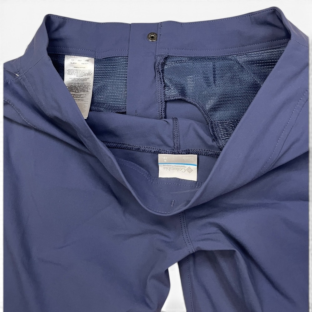 Columbia Anytime Outdoor Long Shorts Womens 6 Navy Blue Hiking NWT 13" Inseam - Picture 5 of 5